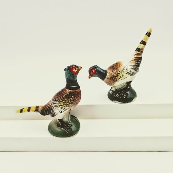 S & P SHAKERS*RINGTAIL PHEASANT*VINTAGE 1960's*RELCO JAPAN CERAMIC* - Picture 5 of 7